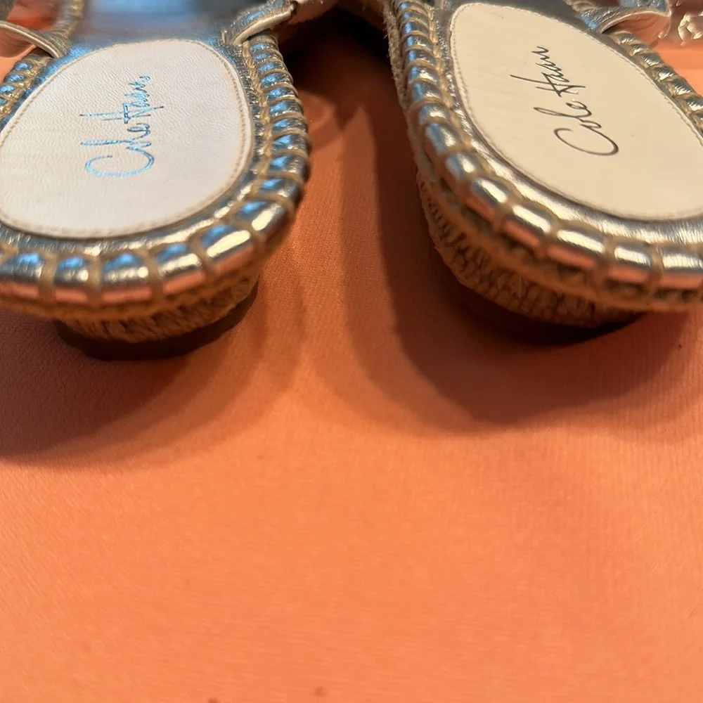 New Silver Cole Haan sandals. Size 8